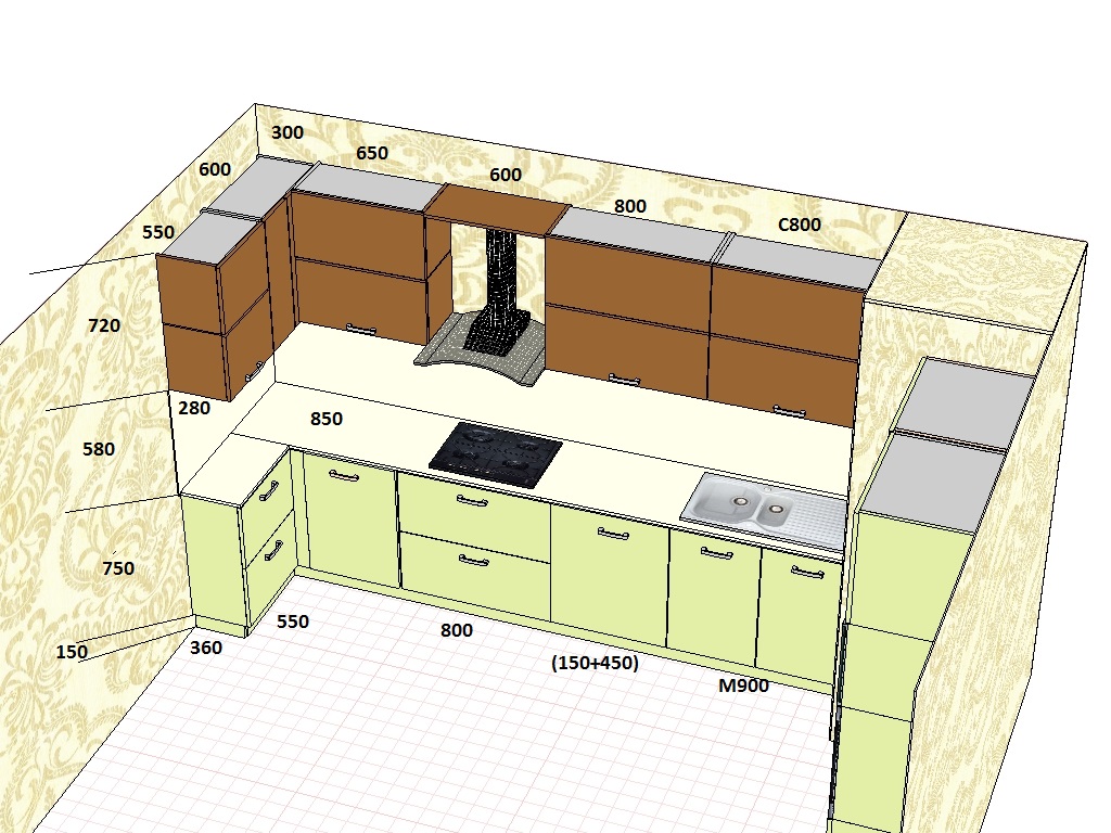 Кухня 16 кв. м. - готовые варианты планировки и дизайна. реальные фото дизайна с описанием
