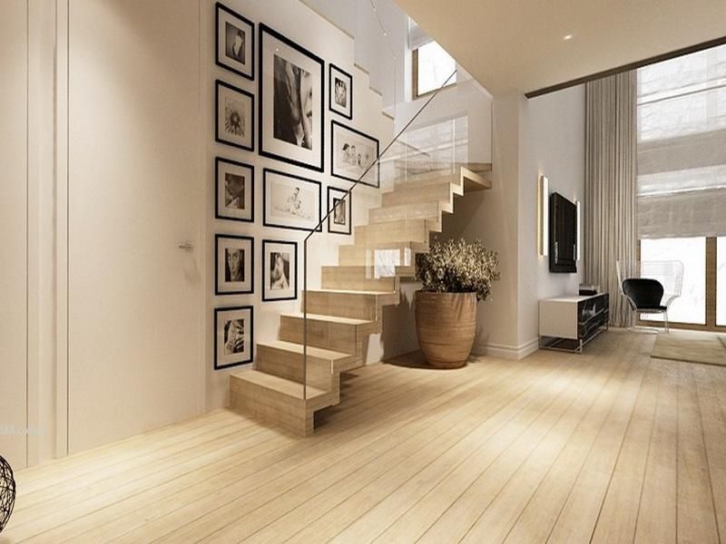 Отделка лестницы в частном доме: как оформить пролет из бетона
 - 34 фото
