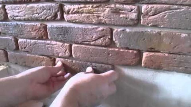 Кладка искусственного камня на стену своими руками