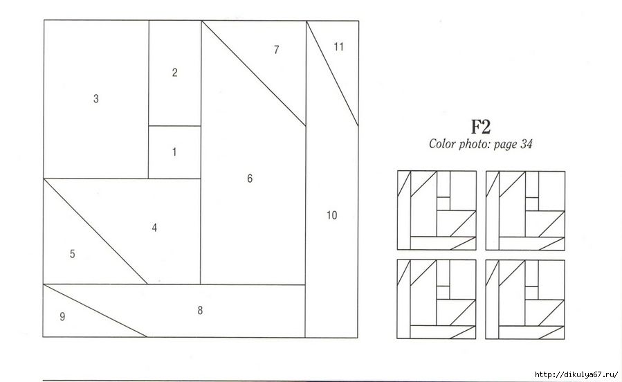 Английский пэчворк схемы и шаблоны