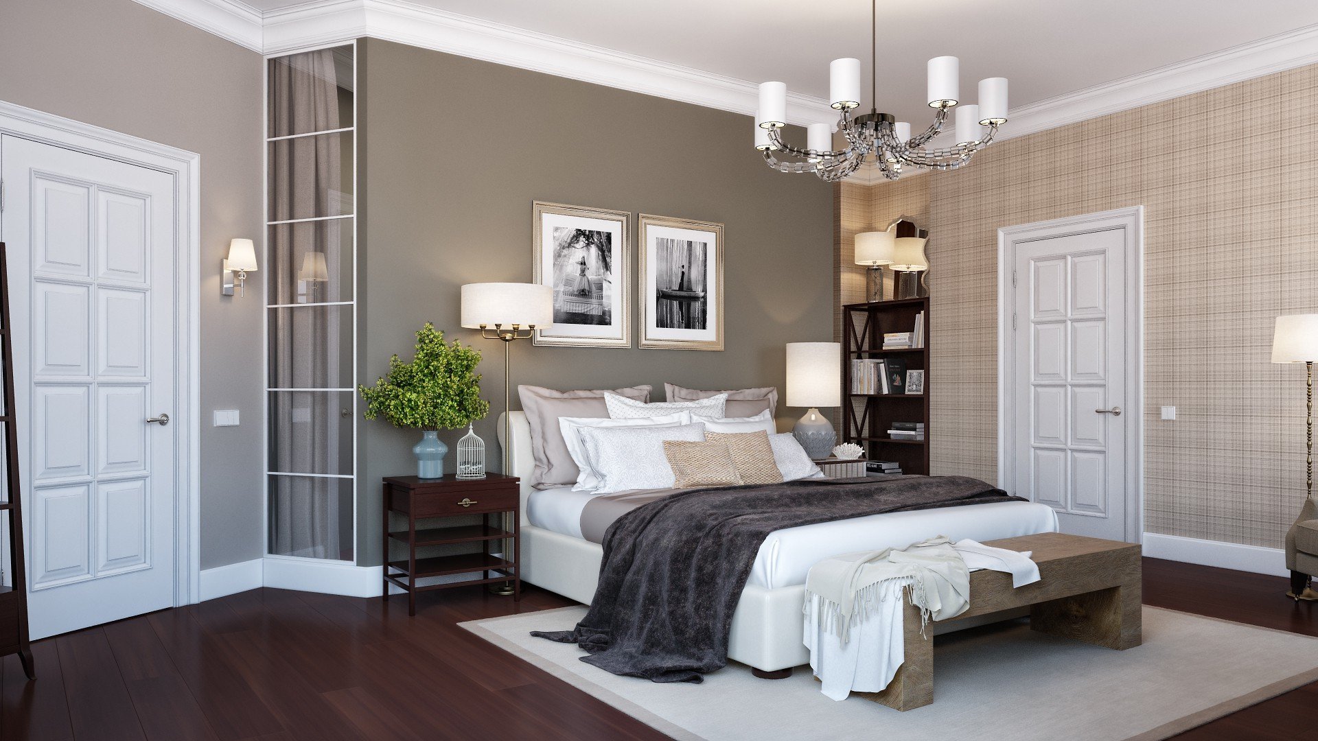 Дизайн спальни с серыми обоями: 70 лучших фото в интерьере - swoofe.ru