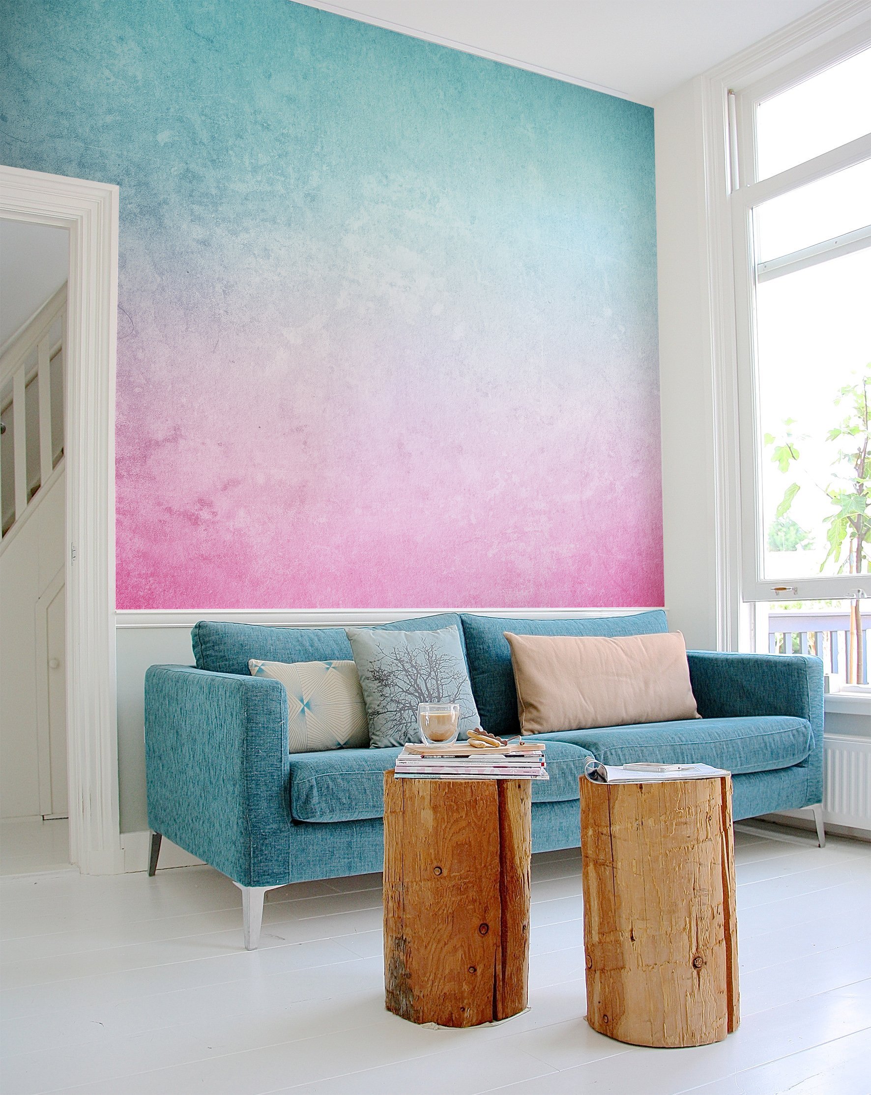 Какой краской красят стены в квартире вместо обоев фото