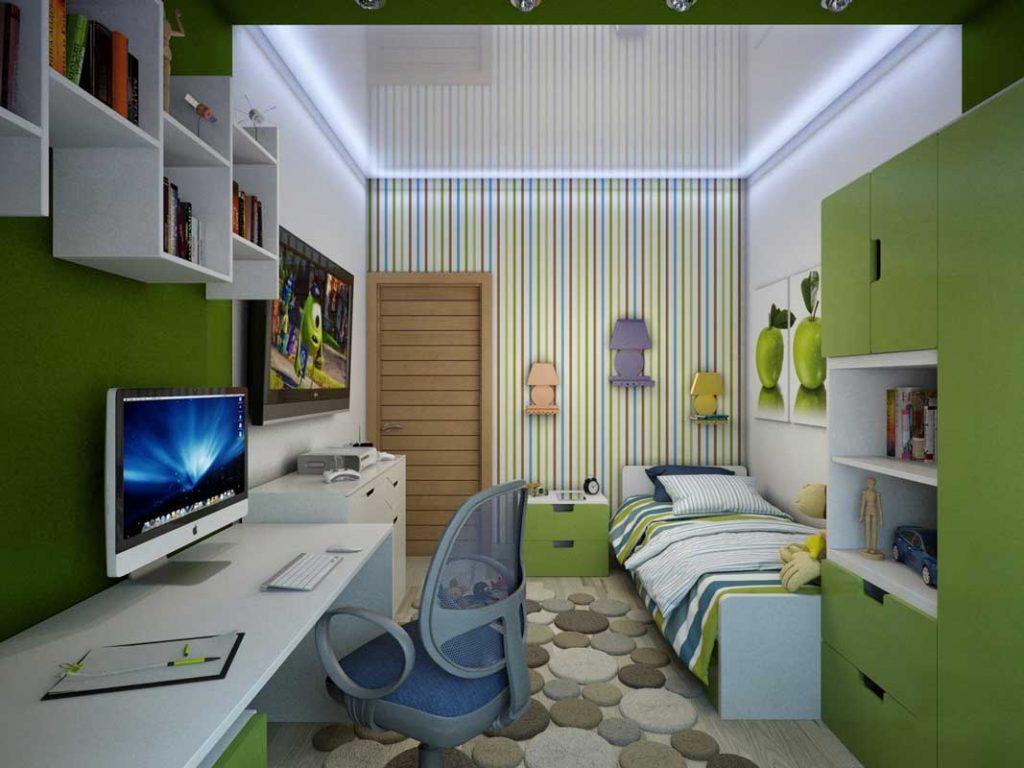 Детская комната для троих детей - фото обзор идей интерьера