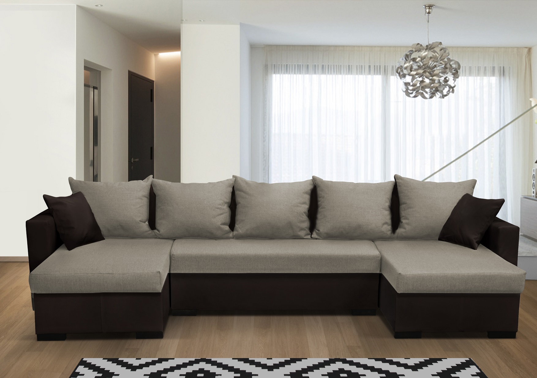 Угловой диван в интерьере, преимущества модели, разновидности