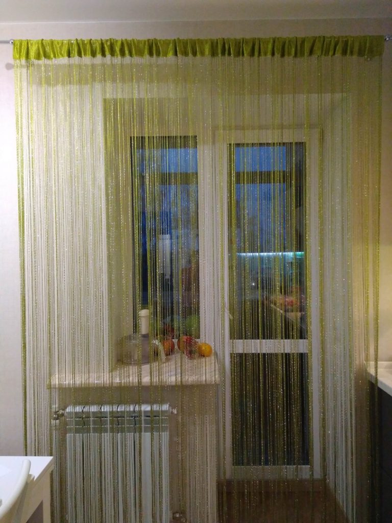 Нитяные шторы на кухню: 40 реальных фото, идеи дизайна