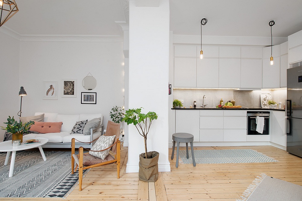 Скандинавский стиль в интерьере квартиры фото