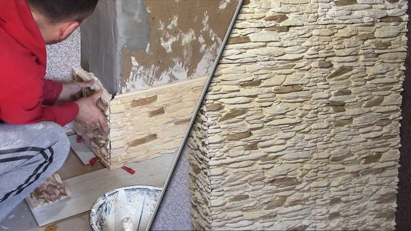 Искусственный камень из гипса своими руками: изготовление декоративной плитки для внутренней отделки (видео)
