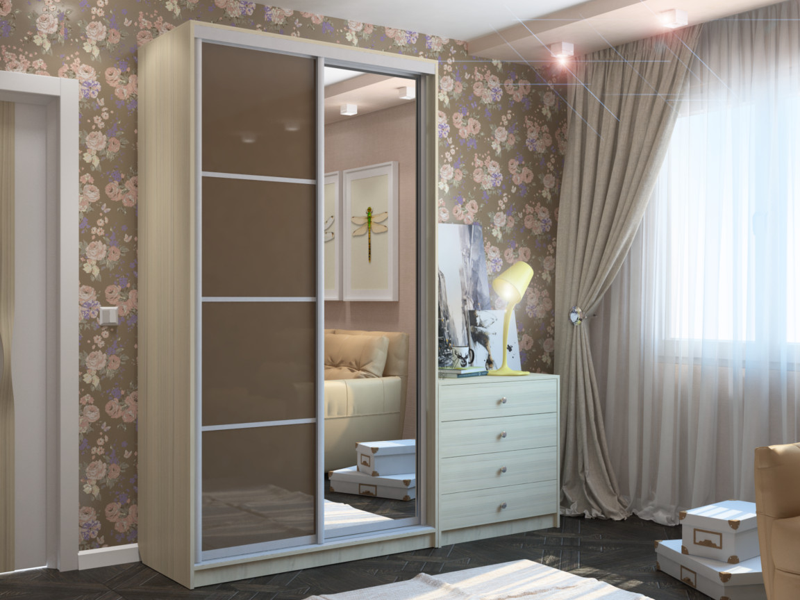 Шкаф-купе в спальню: топ-150 фото новинок дизайна шкафа для спальни