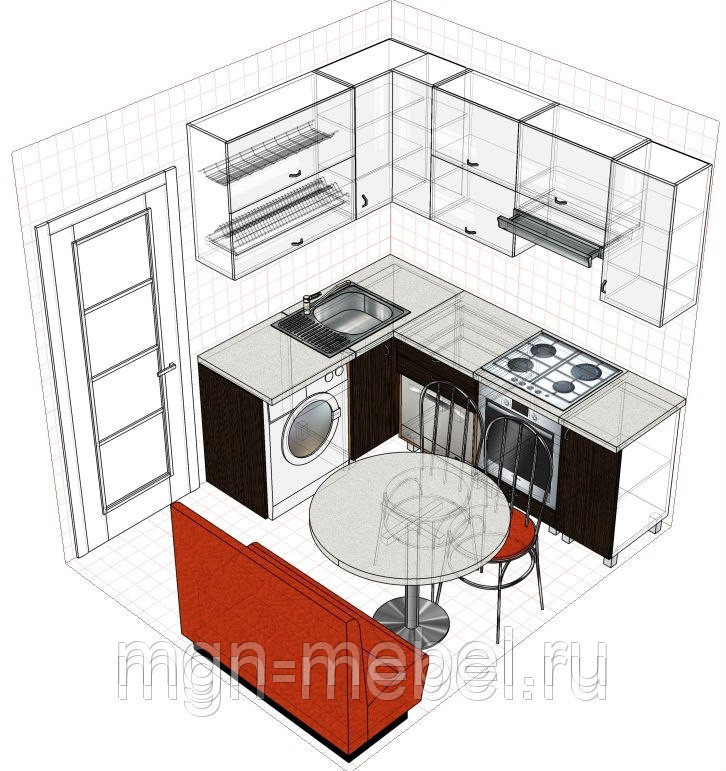 Планировка кухни в хрущевке: реальные примеры интерьера и идеи оформления кухни (115 фото)варианты планировки и дизайна