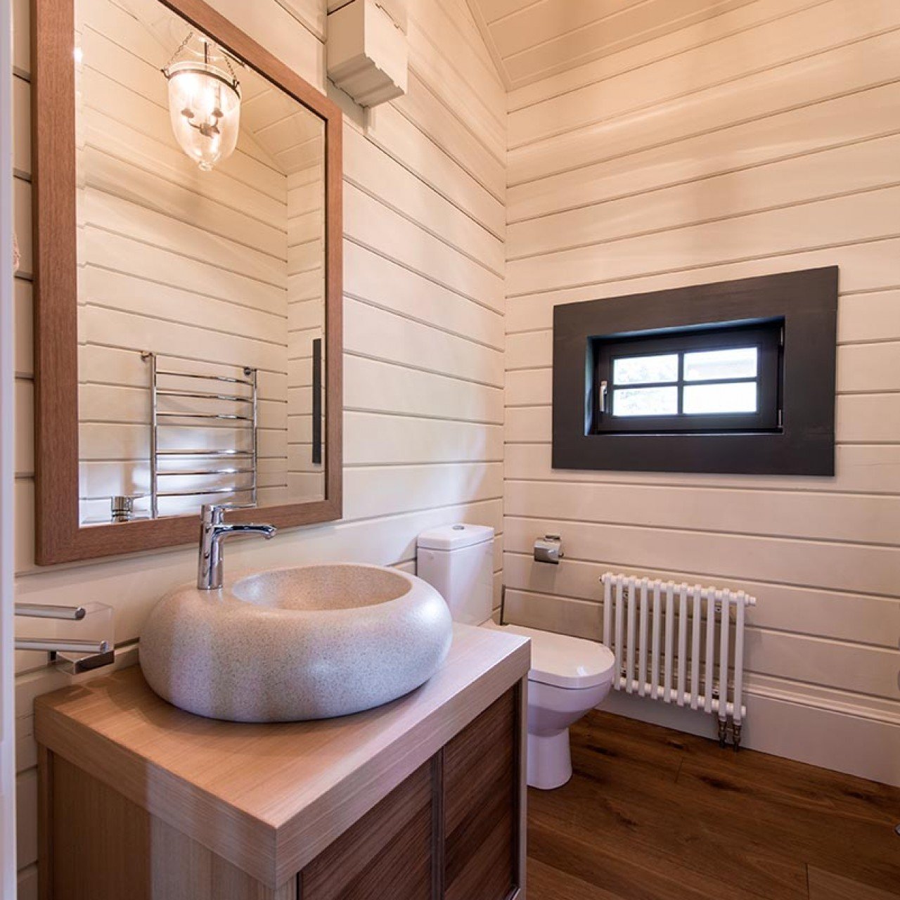 Дизайн ванных комнат в деревянных домах
