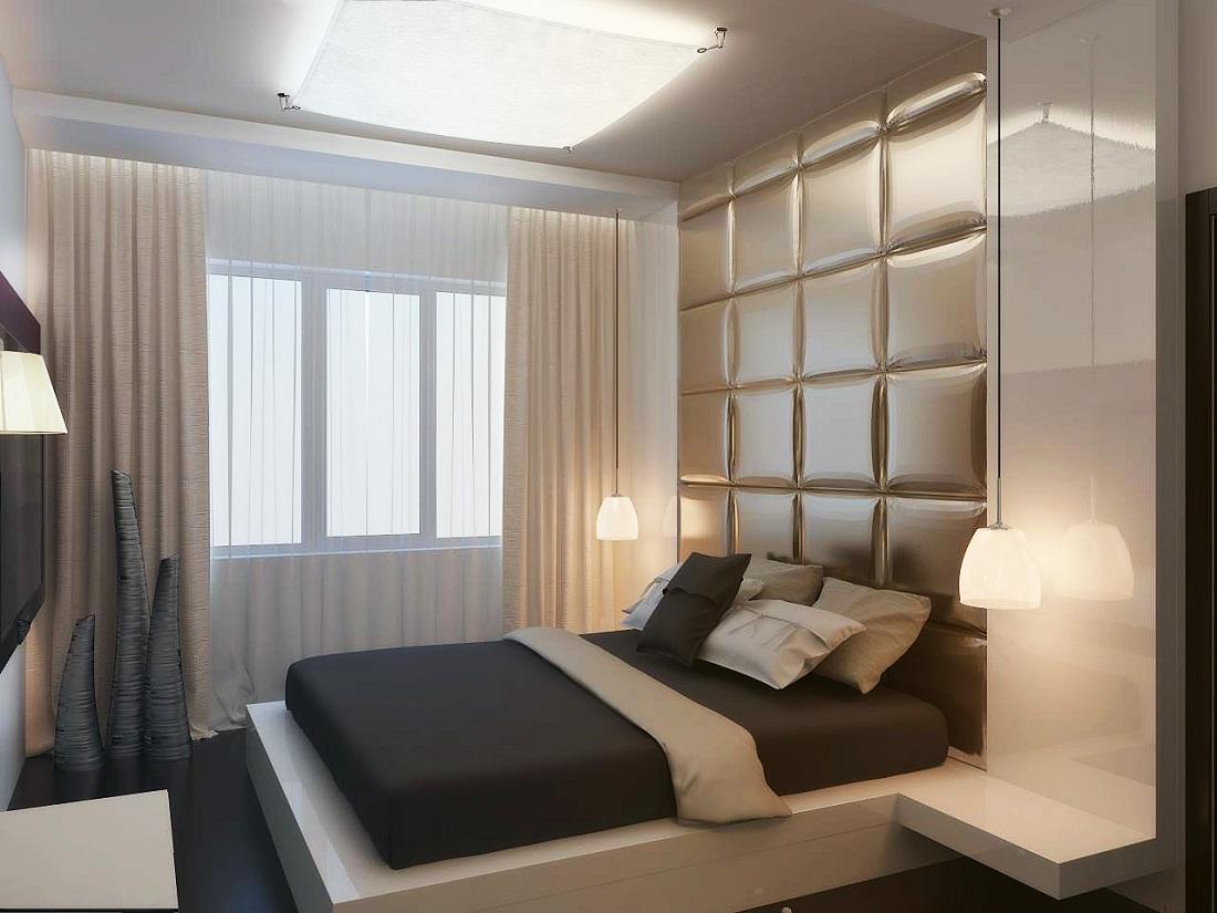 Дизайн спальни 10 кв.м в современном стиле