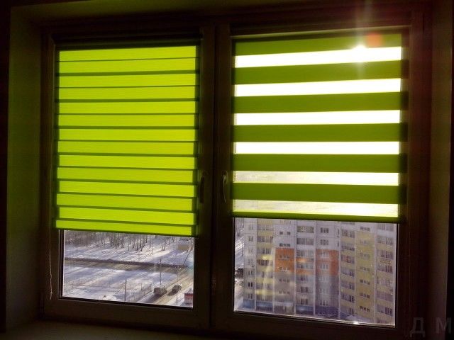 Рулонные шторы день – ночь на пластиковые окна: виды, установка