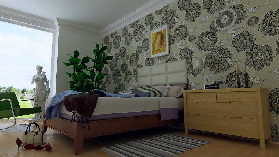 Комбинирование обоев в спальне - обзор лучших идей и новинок дизайна (120 фото)