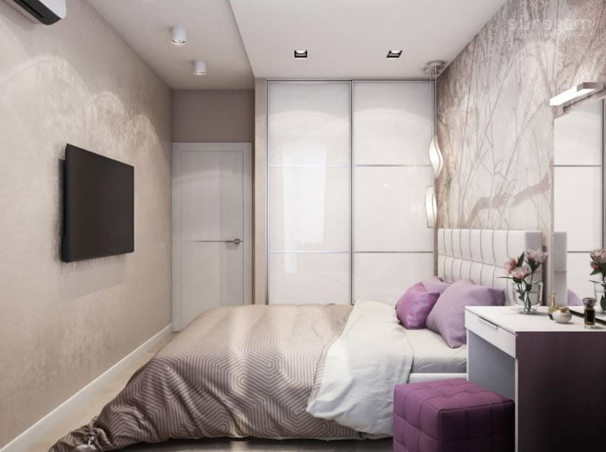 Дизайн спальни 12 кв м: 20 фото интерьеров