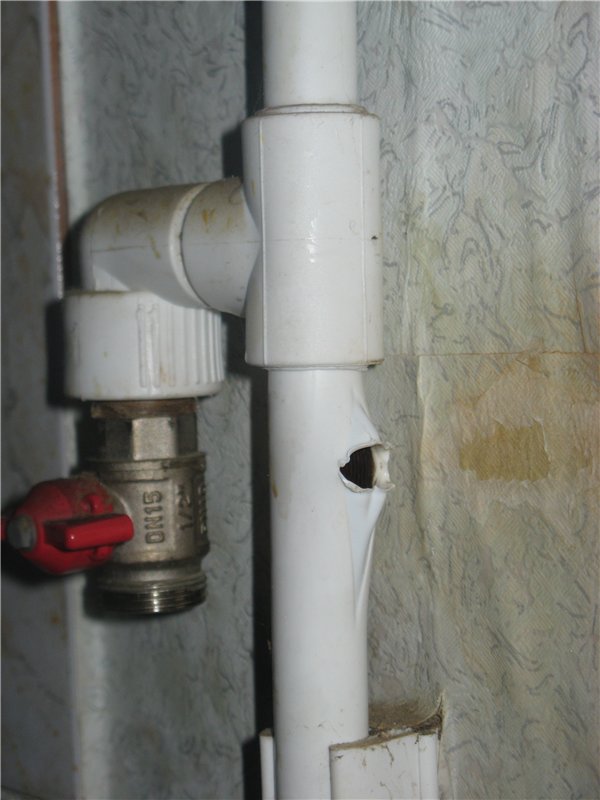 Гидроудар в системе отопления в доме - причины возниконовения