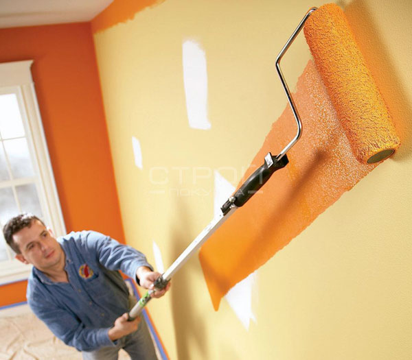 Каким валиком красить потолок водоэмульсионной краской – советы