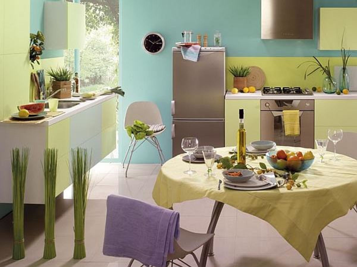 Сочетание цветов в интерьере кухни | дизайния