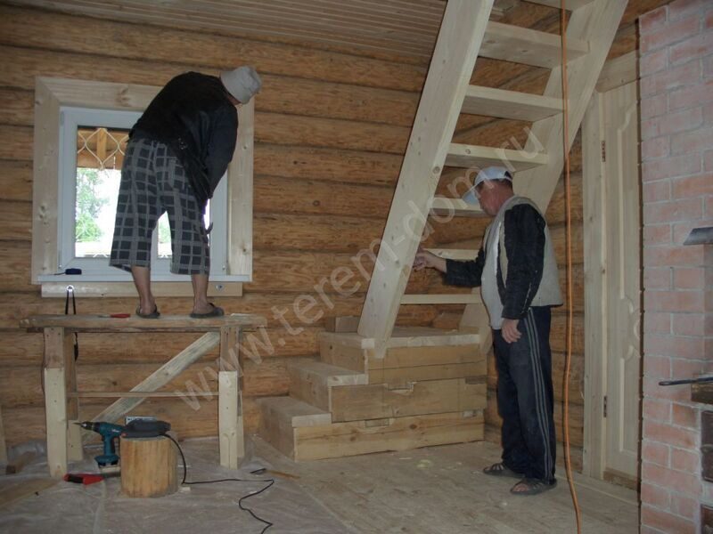 Пошаговая инструкция по изготовлению приставной деревянной лестницы - блог о строительстве