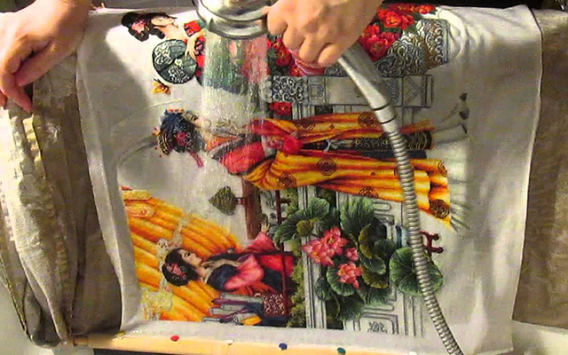 Как стирать вышивку крестиком, фото / работа на канве из ткани с нитками
