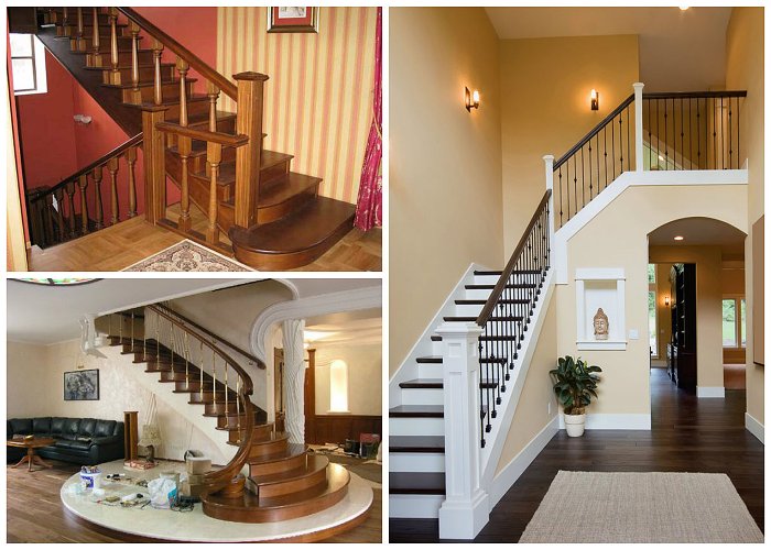 Планировка домов и частных коттеджей с двумя этажами и удобной лестницей 
 - 23 фото