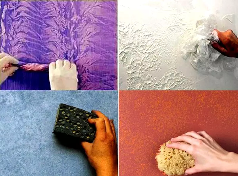Декоративная шпаклевка стен: наносим своими руками +75 фото примеров