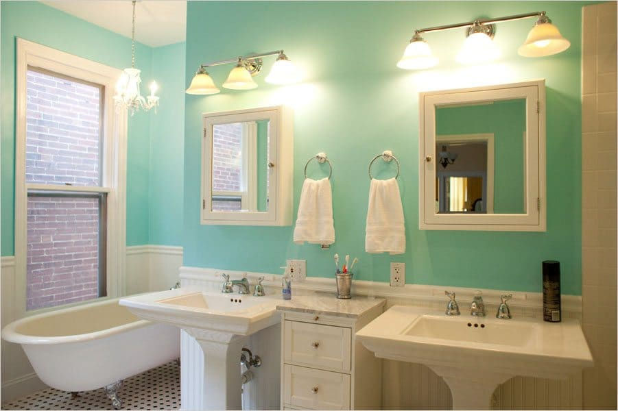 Краска для ванной комнаты для стен: водостойкая в баллончиках, какой покрасить вместо плитки