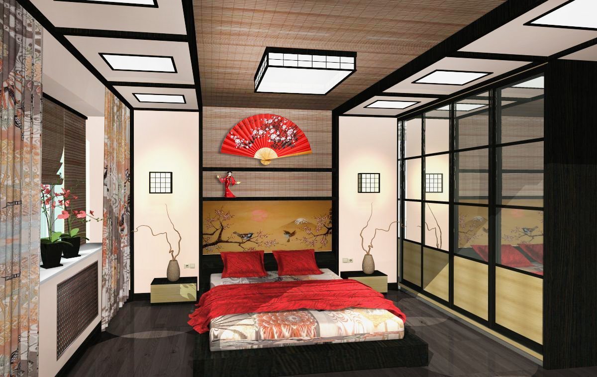 Японские шторы - 90 фото красивого дизайна и удачного сочетания