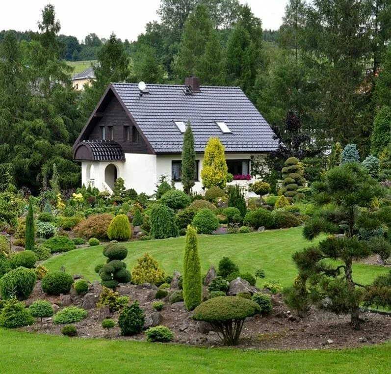 скандинавский сад front yard