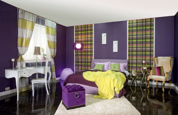 Сиреневый цвет в интерьере: сочетания, помещения, мебель, декор. 50 реальных фото