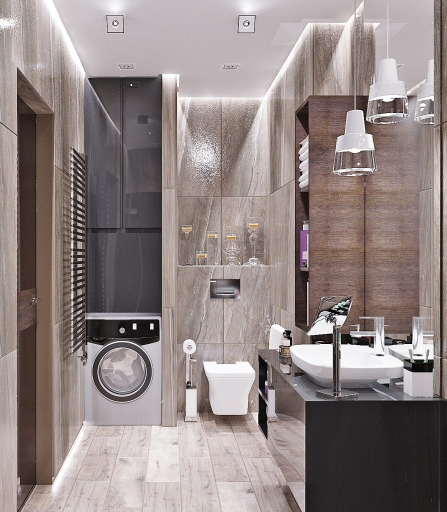 Дизайн ванной комнаты 2020: 100 фото, современные идеи и новинки