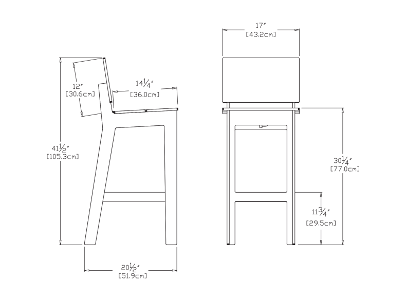 Высота барной стойки для кухни