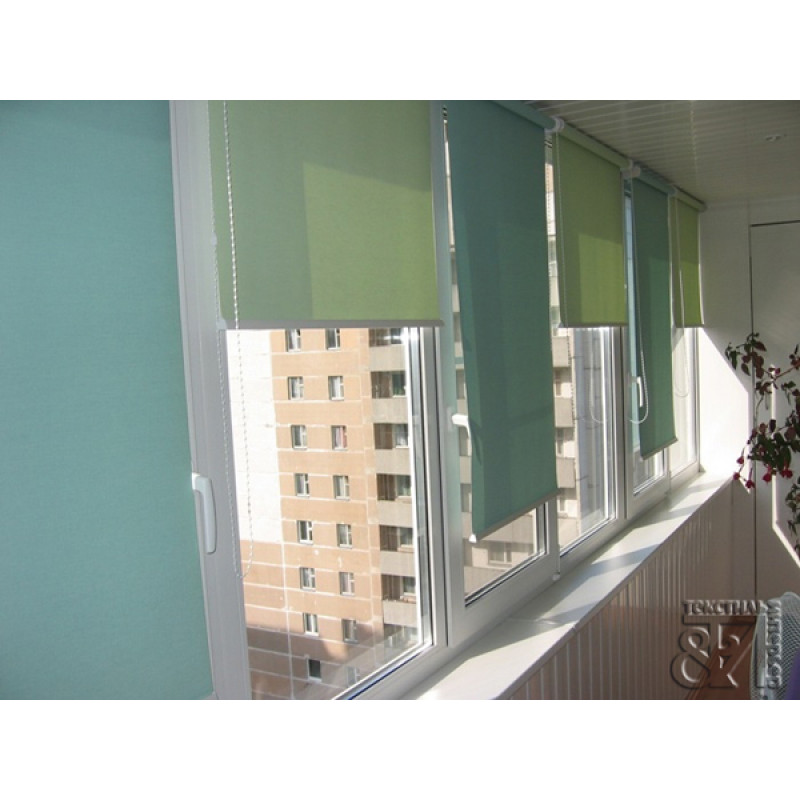 Рулонные шторы на балкон [47 фото]: выбор, крепление + дизайн