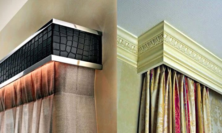 Декоративная планка для потолочных карнизов: багеты для штор