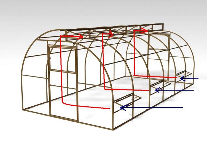 Теплица по митлайдеру 3 на 6 чертежи