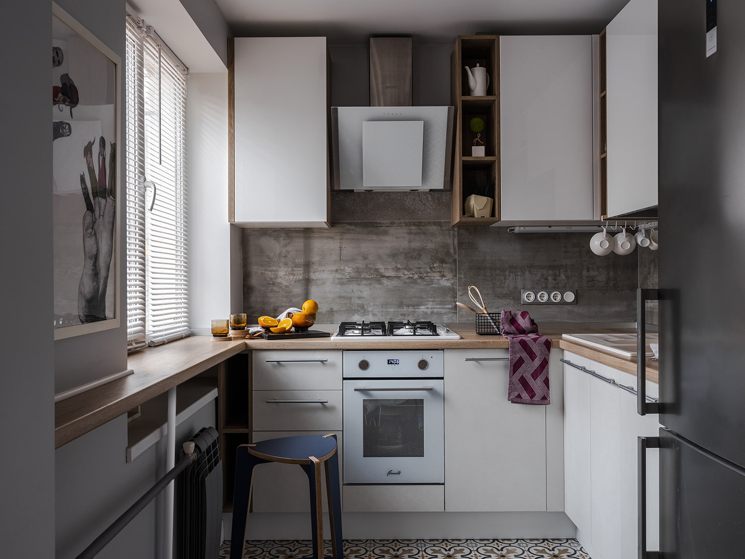Дизайн кухни 6 кв м - секреты и нюансы оформления небольших кухонь (135 фото + видео)