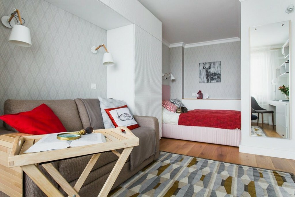 Разнообразие дизайнов однокомнатных квартир с нишами - о комнате