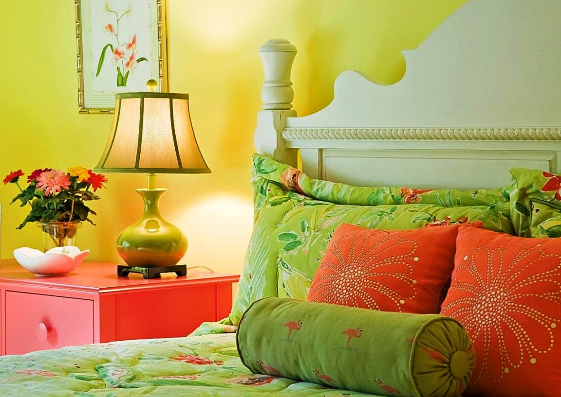 Фисташковый цвет в интерьере - кухни, гостиной или спальни и сочетание с другими цветами