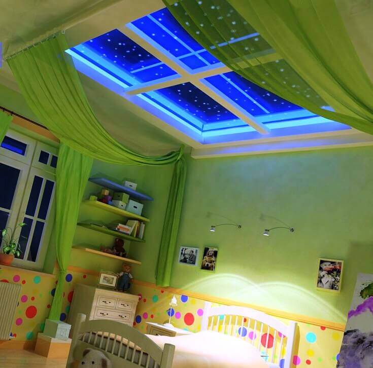Как сделать двухуровневый потолок из гипсокартона с подсветкой своими руками?