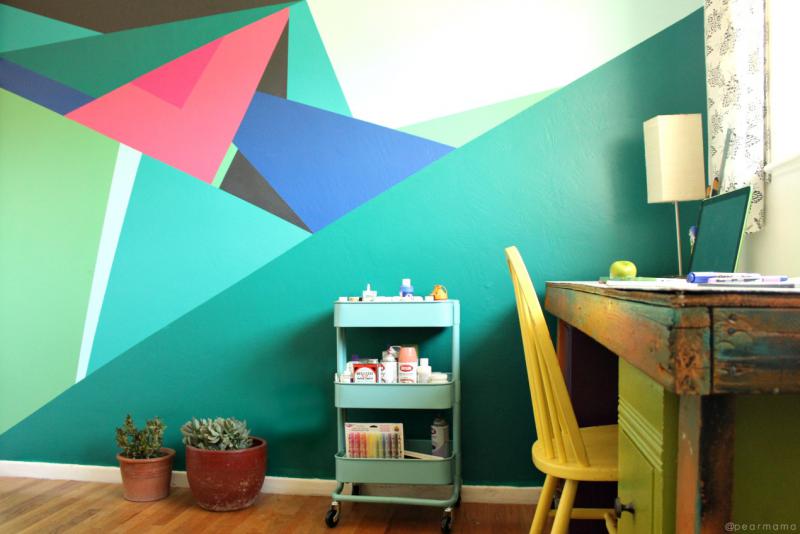 Креативная покраска стен c фото — 100 новых идей