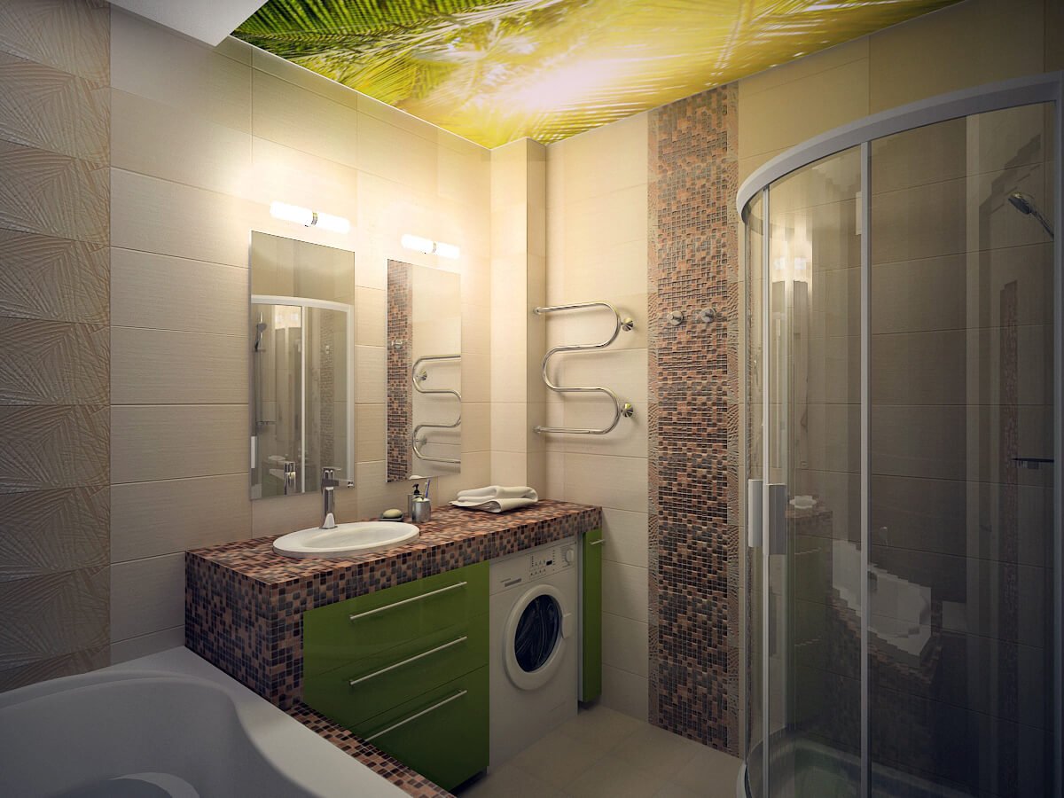 Дизайн ванной в панельном доме - советы по обустройству интерьера