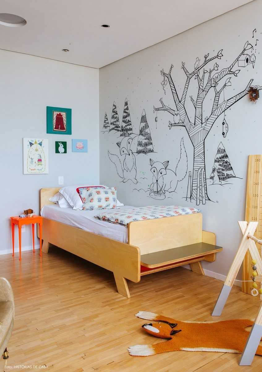 Стены в детской комнате — правила идеально сочетания в интерьере (75 фото идей)