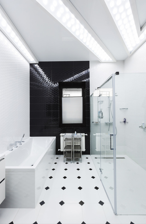 Дизайн ванной в стиле хай-тек: фото, идеи и интерьер