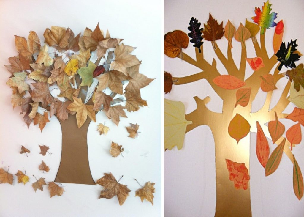 Поделки из листьев на тему «осень» своими руками для школьников