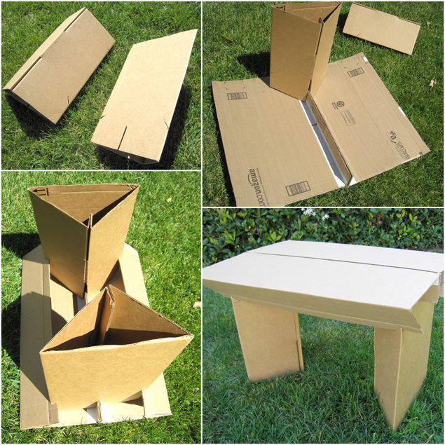 Мебель из картона – выбор для тех, кто заботится об окружающей среде