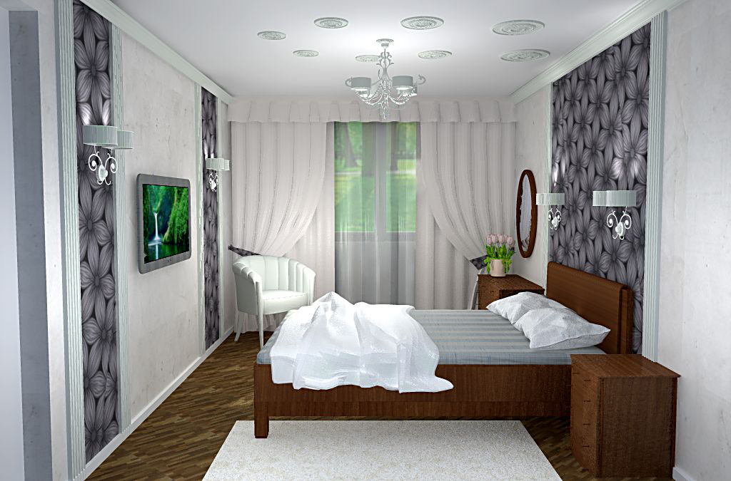 Комната 2 на 5 дизайн фото спальня
