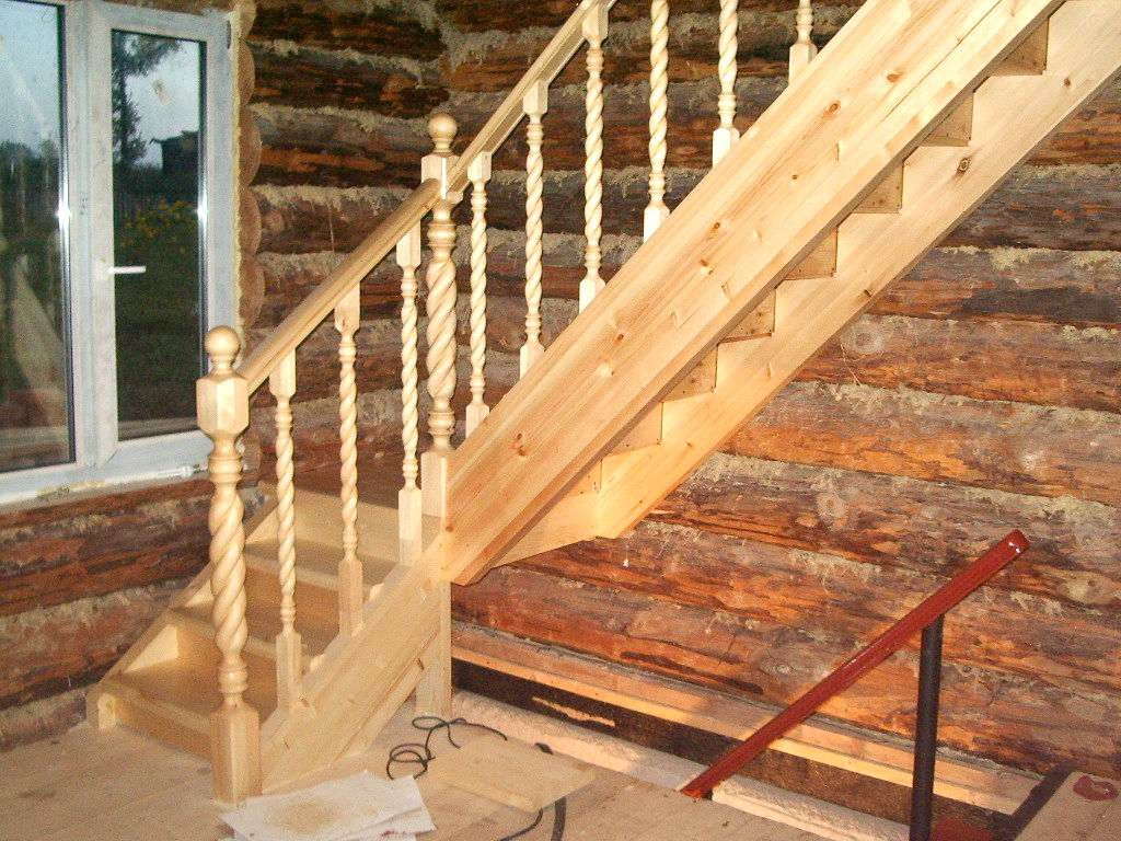 Лестница в деревянном доме своими руками – даешь красоту и комфорт в массы