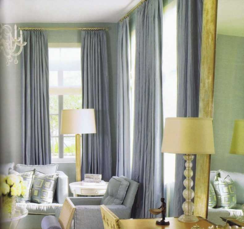 Серые шторы в интерьере – модные цветовые решения в интерьере (100 фото)