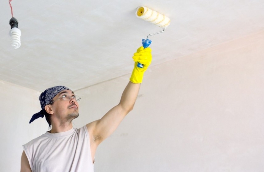 Подготовка потолка под покраску водоэмульсионной краской