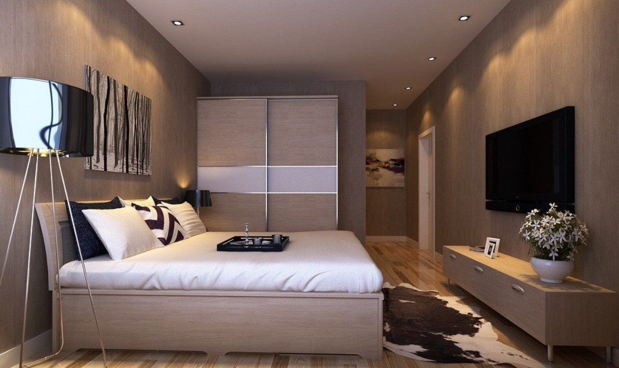Дизайн прямоугольной гостиной комнаты 17 кв м, спальни с гардеробом
 - 37 фото