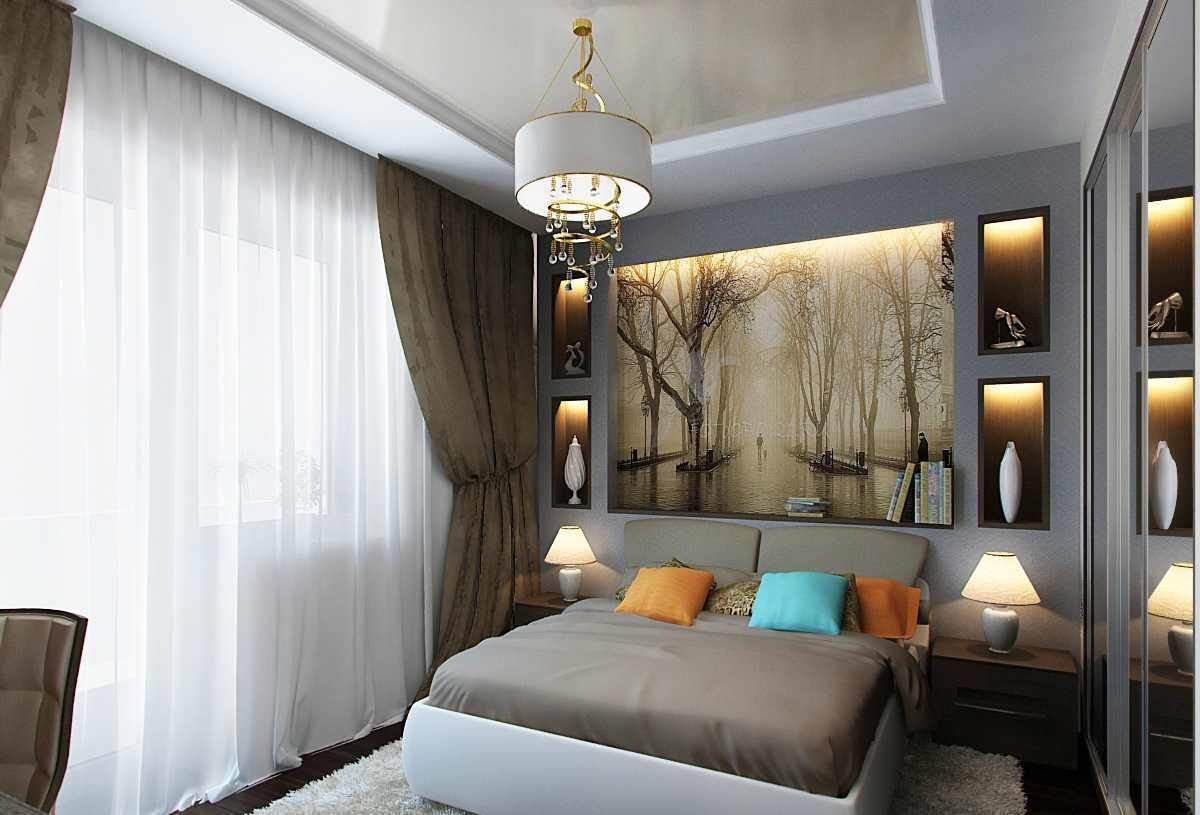 Дизайн спальни 16 кв. м +50 фото идей интерьера